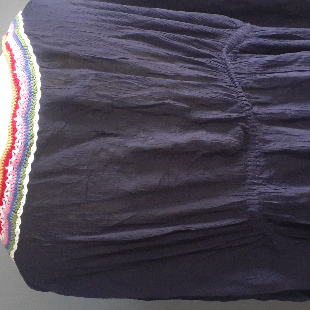 Nanette Lepore blue pullover tunic top size s - Picture 8 of 13